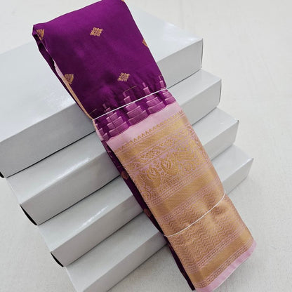 Trending  Gadwal Korvai Fancy Sarees 227 – Kanchipuram Lakshaya Silks