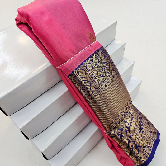 Kanchipuram Blended Semi Gadwal Silk Sarees 321