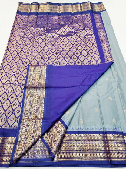 Kanchipuram Blended Semi Gadwal Silk Sarees 335 – Kanchipuram Lakshaya Silks