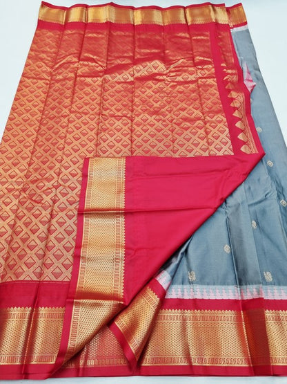 Kanchipuram Blended Semi Gadwal Silk Sarees 343 – Kanchipuram Lakshaya Silks