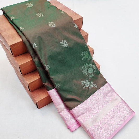 Elegant Blended Fancy Silk Sarees 173