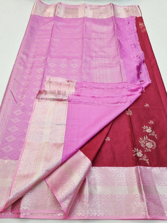 Elegant Blended Fancy Silk Sarees 175