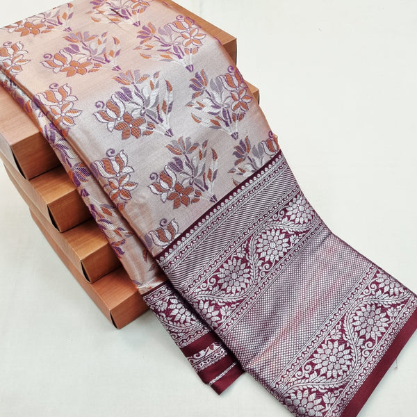 Kanchipuram Blended Fancy Tissue Silk Saree 459