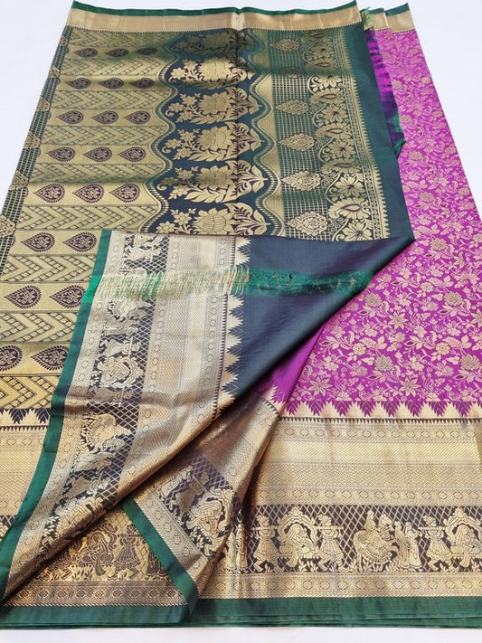 Kanchipuram Blended Bridal Silk Sarees 217