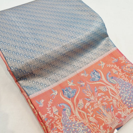 Kanchipuram Blended Bridal Silk Sarees 218