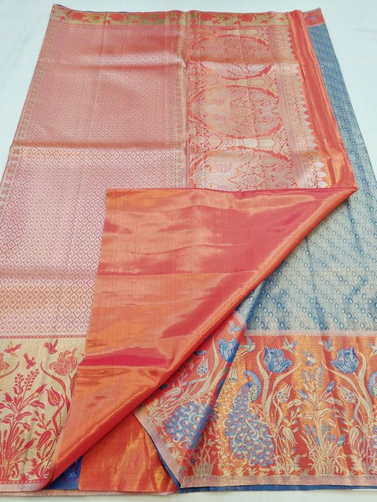 Kanchipuram Blended Bridal Silk Sarees 218