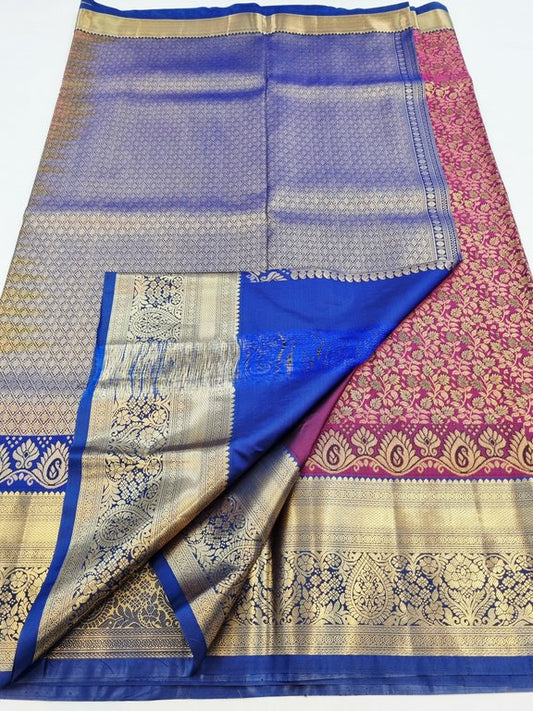 Kanchipuram Blended Bridal Silk Sarees 219