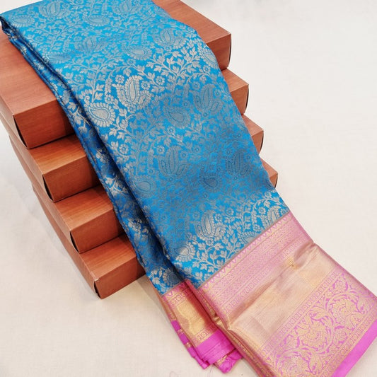 Kanchipuram Blended Bridal Silk Sarees 220