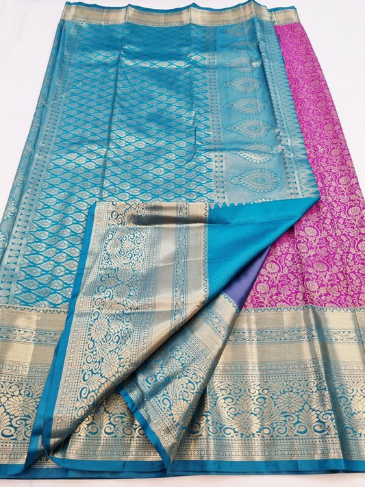 Kanchipuram Blended Bridal Silk Sarees 223