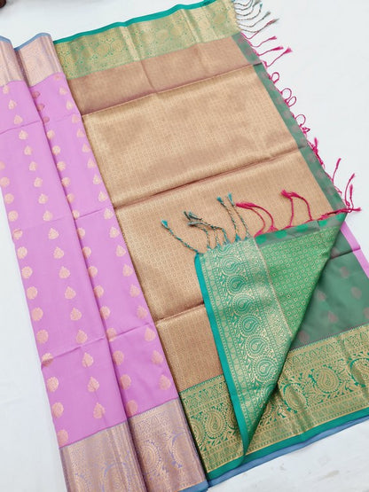 Kanchi Blended Semi Soft Silk Saree 640 – Kanchipuram Lakshaya Silks