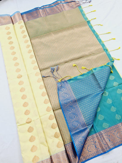 Kanchi Blended Semi Soft Silk Saree 641 – Kanchipuram Lakshaya Silks