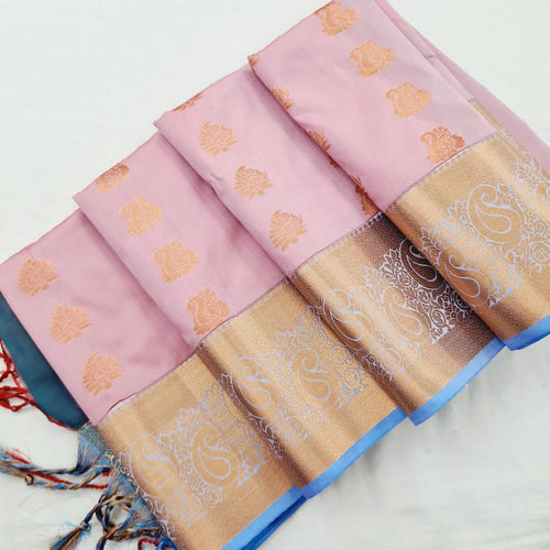 Kanchi Blended Semi Soft Silk Saree 648 – Kanchipuram Lakshaya Silks