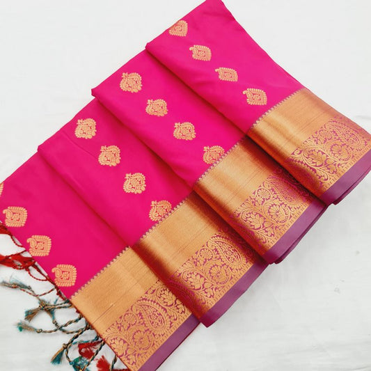 Kanchi Blended Semi Soft Silk Saree 651