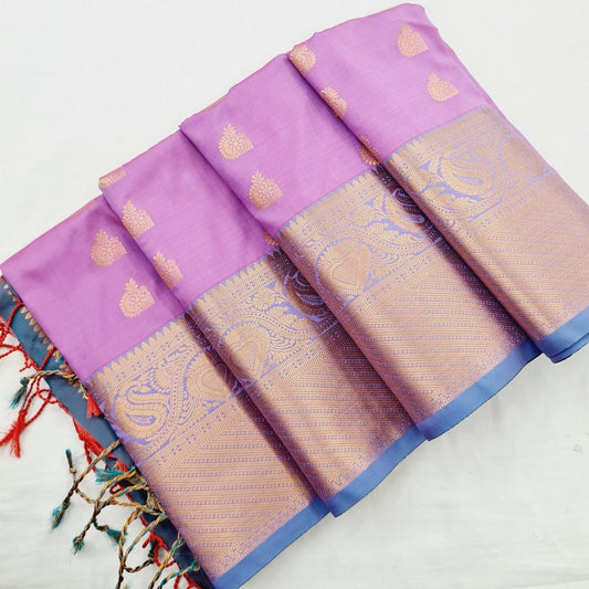 Kanchi Blended Semi Soft Silk Saree 652