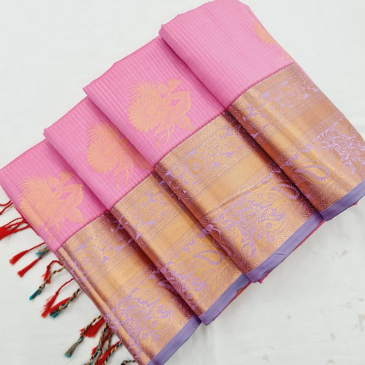 Kanchi Blended Semi Soft Silk Saree 655
