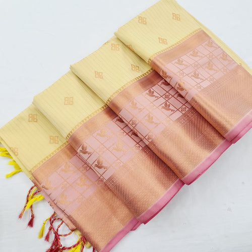 Kanchi Blended Semi Soft Silk Saree 660 – Kanchipuram Lakshaya Silks