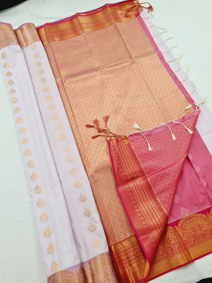 Kanchi Blended Semi Soft Silk Saree 668 – Kanchipuram Lakshaya Silks