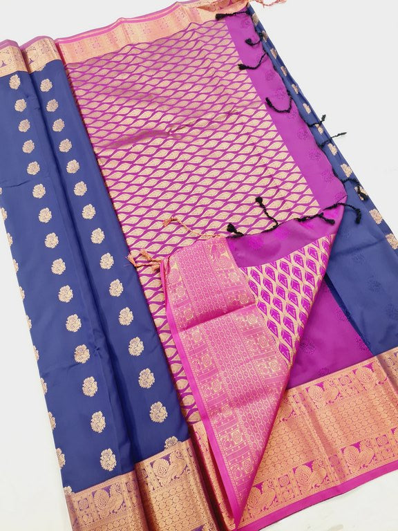 Kanchi Blended Semi Soft Silk Saree 671