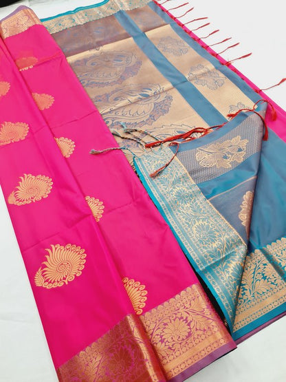 Kanchi Blended Trendy Soft Silk Saree 756 – Kanchipuram Lakshaya Silks