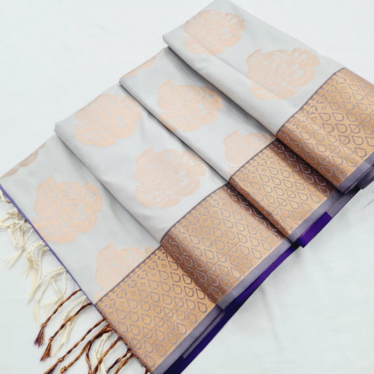 Kanchi Blended Trendy Soft Silk Saree 757