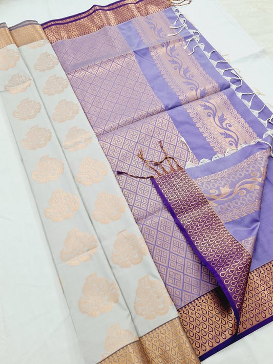 Kanchi Blended Trendy Soft Silk Saree 757