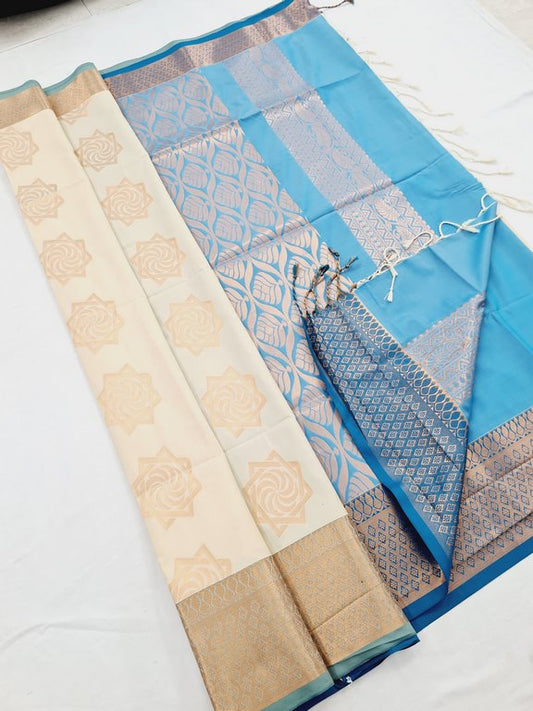 Kanchi Blended Trendy Soft Silk Saree 760