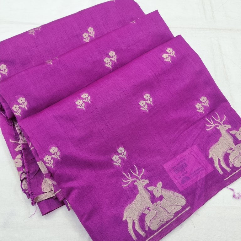 Kanchipuram Blended Trendy Tussar Silk Saree 463
