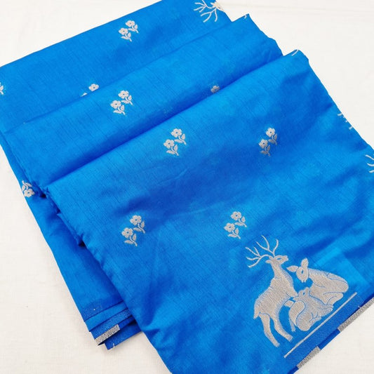 Kanchipuram Blended Trendy Tussar Silk Saree 464