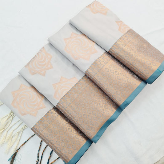 Kanchi Blended Trendy Soft Silk Saree 769
