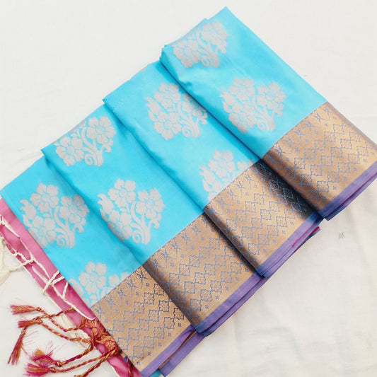 Kanchi Blended Trendy Soft Silk Saree 774