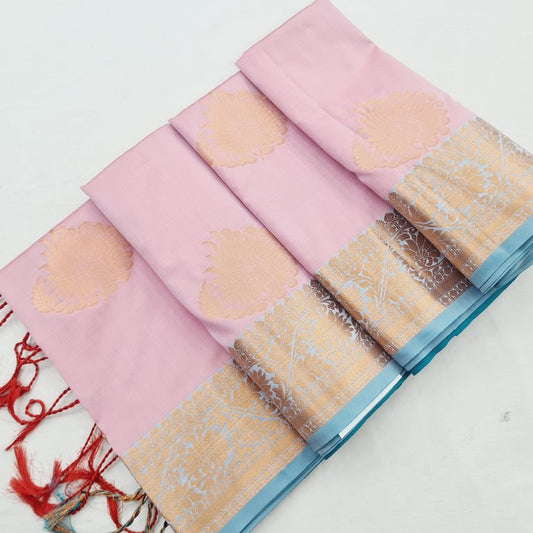 Kanchi Blended Trendy Soft Silk Saree 778