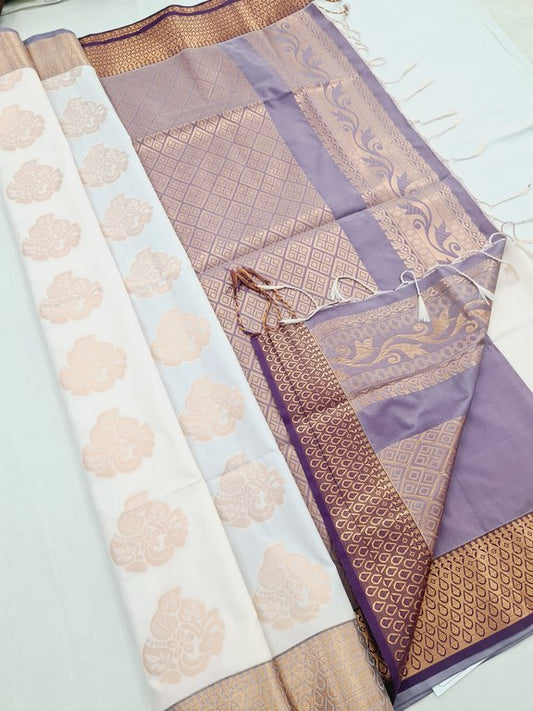 Kanchi Blended Trendy Soft Silk Saree 785