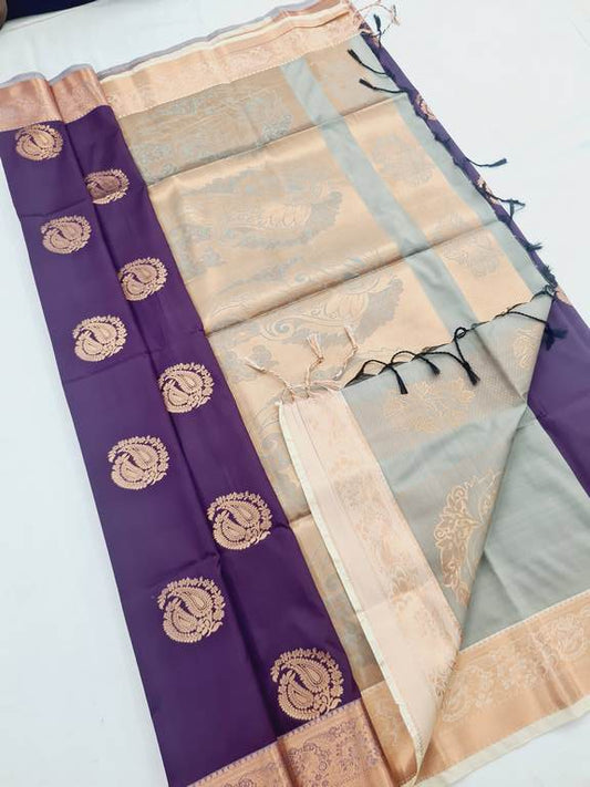 Kanchi Blended Trendy Soft Silk Saree 788