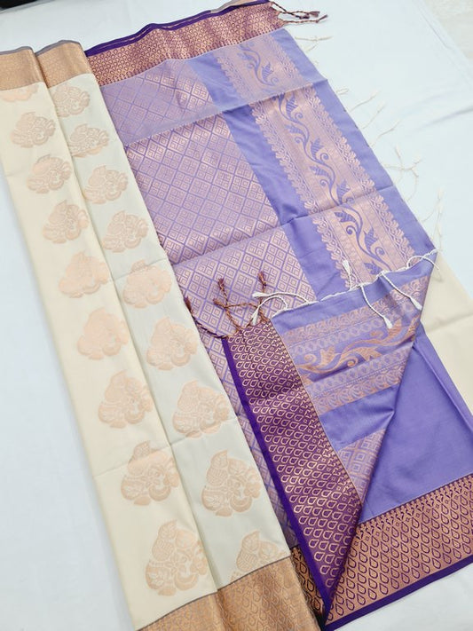 Kanchi Blended Trendy Soft Silk Saree 789