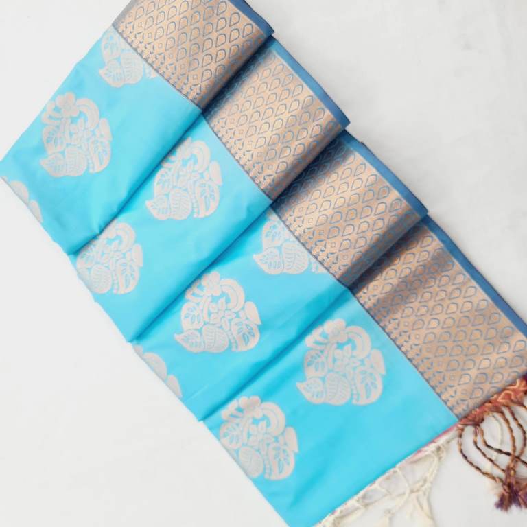 Kanchi Blended Trendy Soft Silk Saree 797
