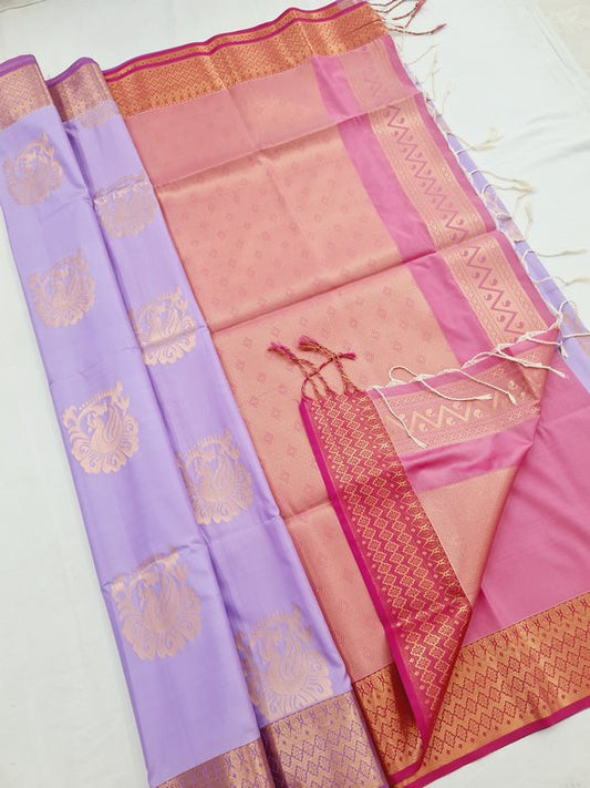 Kanchi Blended Trendy Soft Silk Saree 798