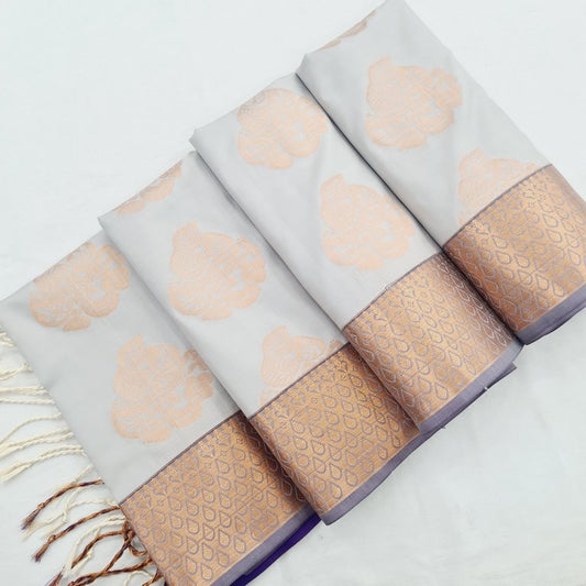 Kanchi Blended Trendy Soft Silk Saree 799