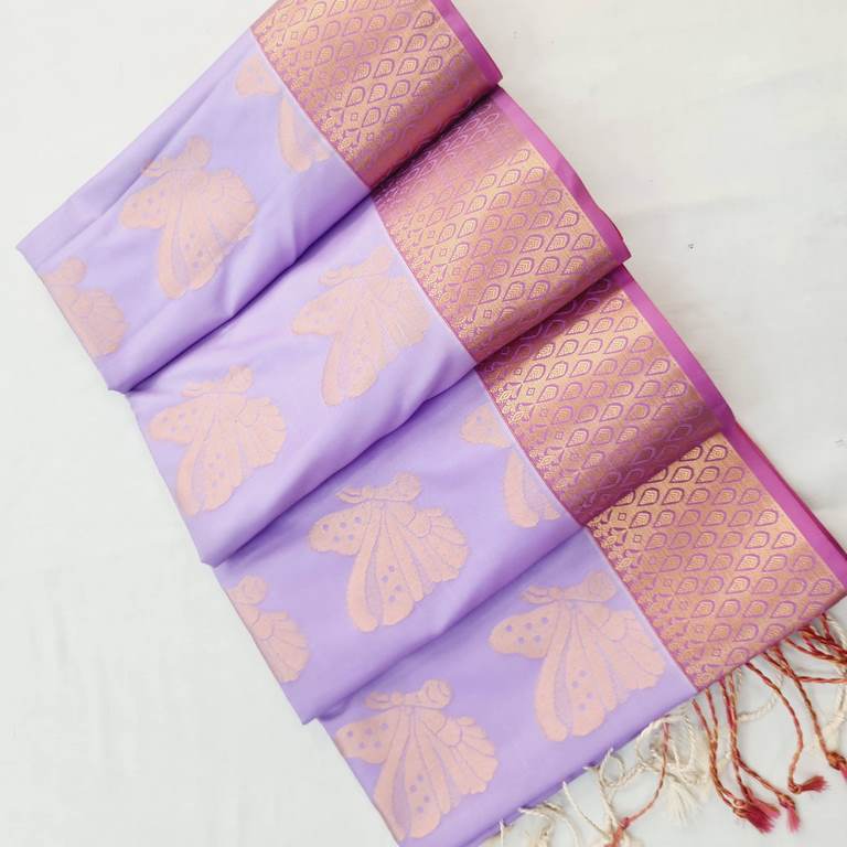 Kanchi Blended Trendy Soft Silk Saree 802