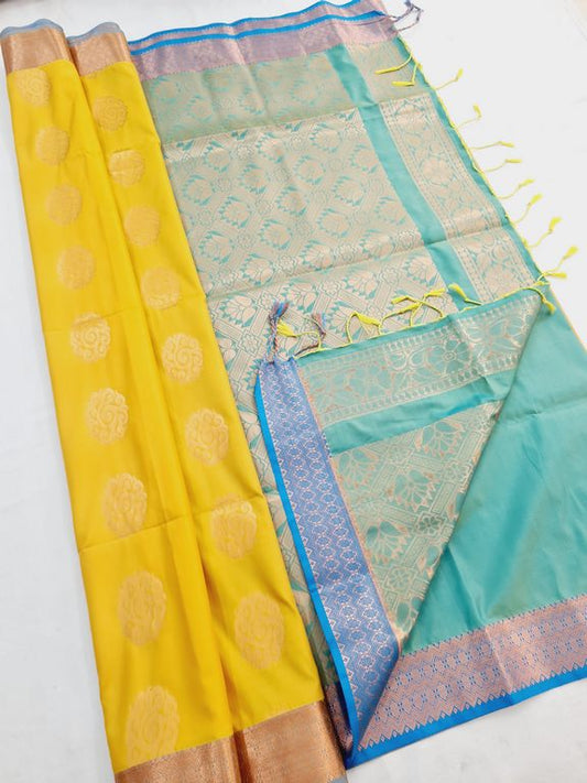 Kanchi Blended Trendy Soft Silk Saree 804