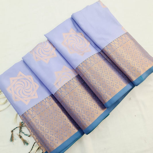 Kanchi Blended Trendy Soft Silk Saree 805