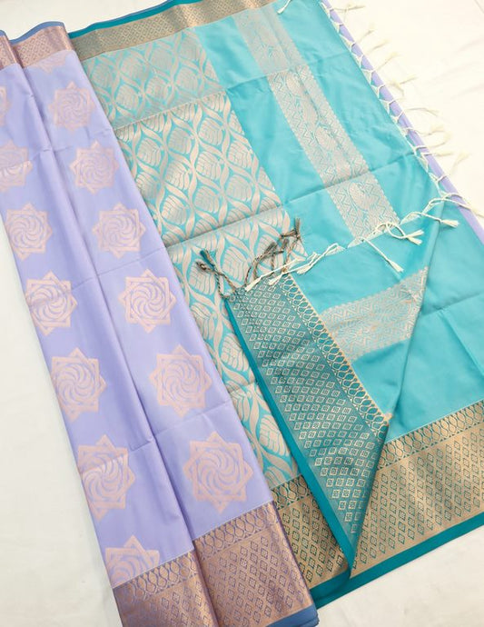 Kanchi Blended Trendy Soft Silk Saree 805