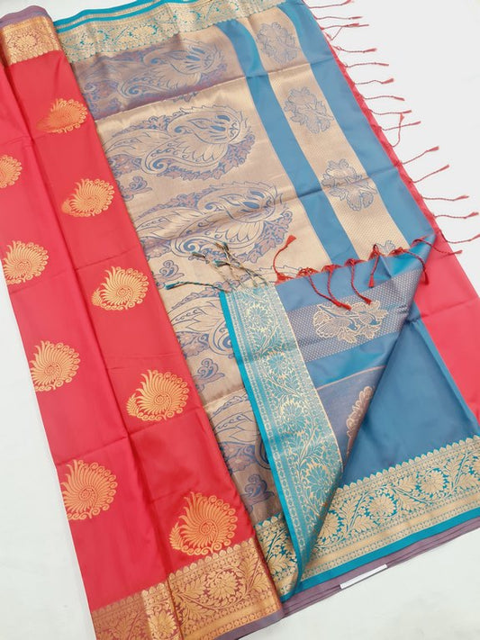 Kanchi Blended Trendy Soft Silk Saree 809