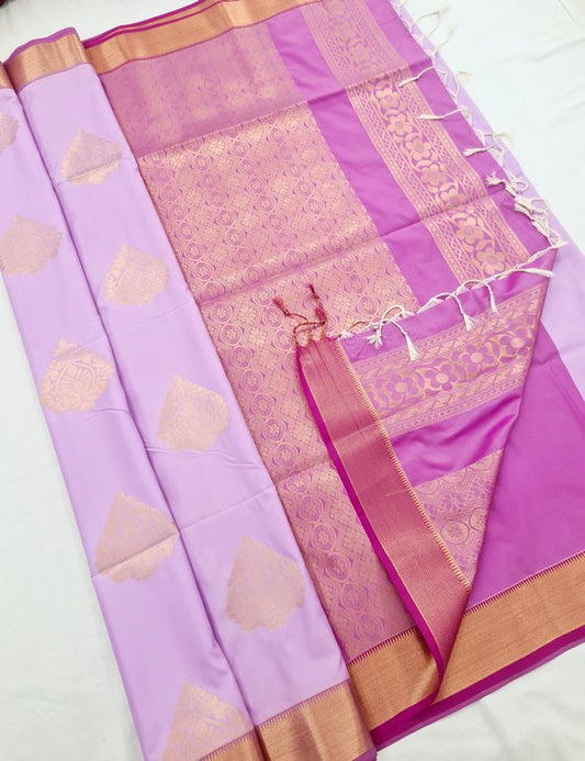 Kanchi Blended Trendy Soft Silk Saree 813