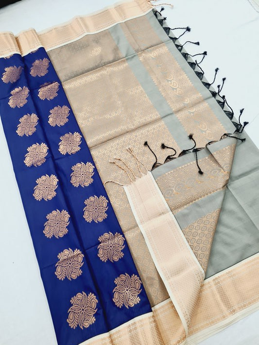 Kanchi Blended Semi Soft Silk Saree 692