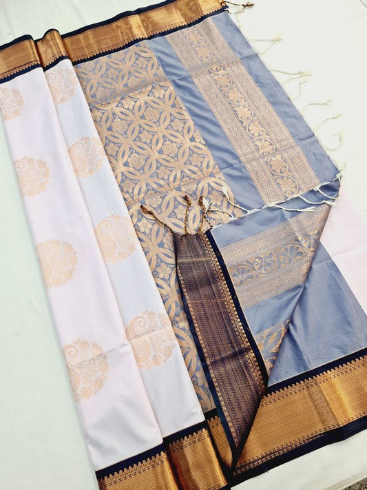 Kanchi Blended Semi Soft Silk Saree 696