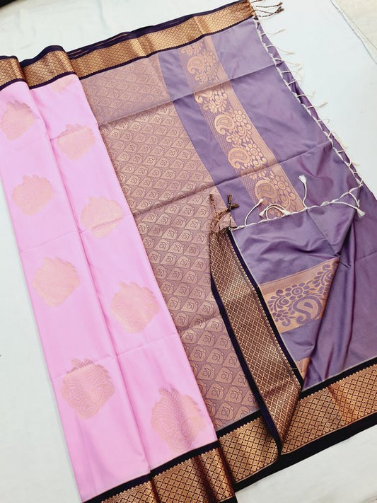 Kanchi Blended Semi Soft Silk Saree 699