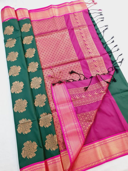 Kanchi Blended Semi Soft Silk Saree 700