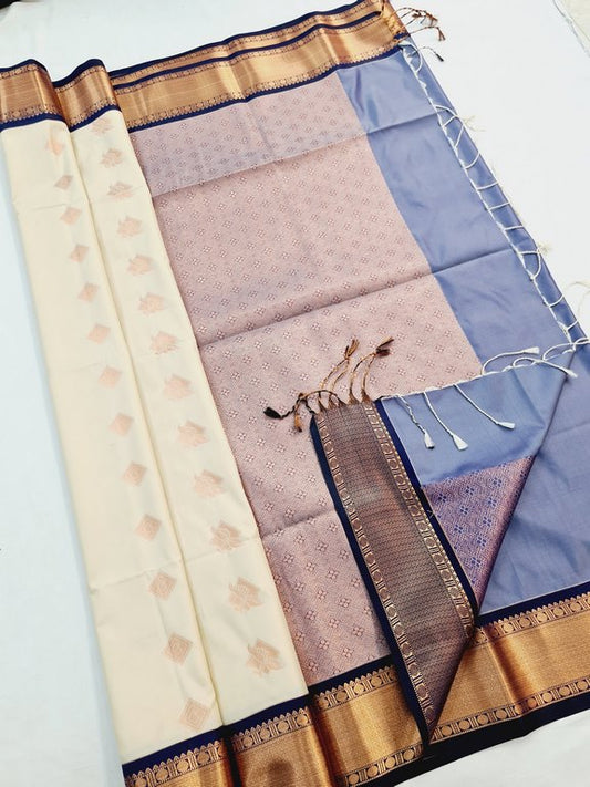 Kanchi Blended Semi Soft Silk Saree 701