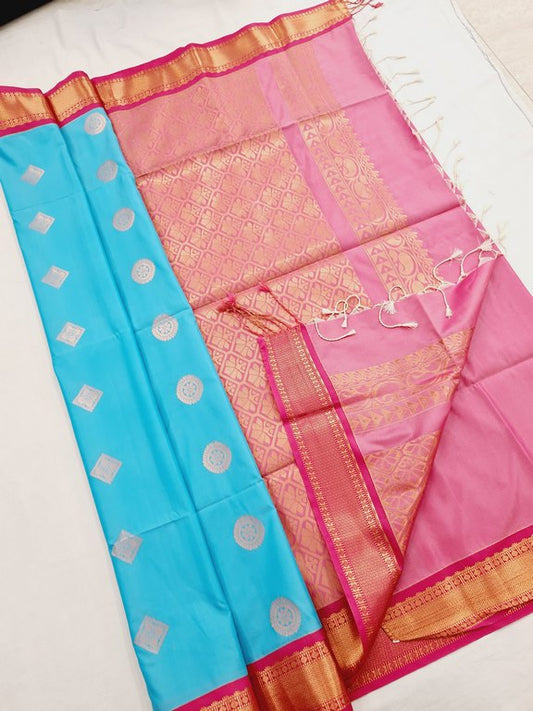 Kanchi Blended Semi Soft Silk Saree 703