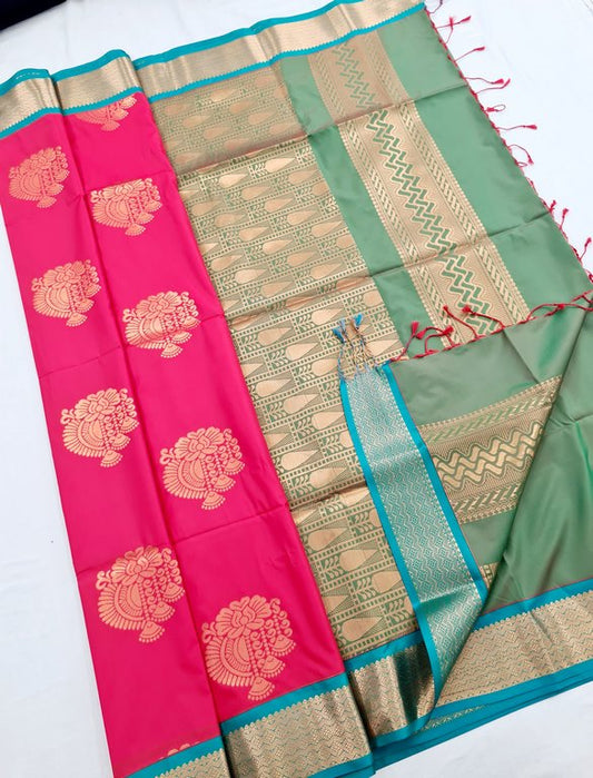 Kanchi Blended Semi Soft Silk Saree 704